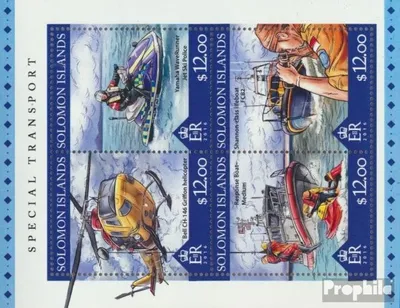 Produktbild von Briefmarken Salomoninseln 2016 Mi 3801-3804 Kleinbogen (kompl. Ausg.) postfrisch Sondertransport