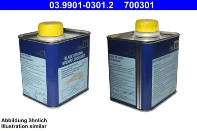 Produktbild von ATE 03.9901-0301.2 DOT 3 Bremsflüssigkeit Brems Flüssigkeit 0,5L Brake Fluid