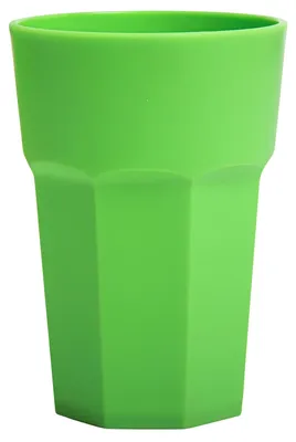 Produktbild von Plasticforte unzerbrechliches Trinkglas - Kunststoff - grun - 520 ml - Trinkglaser - 9 x 13 cm