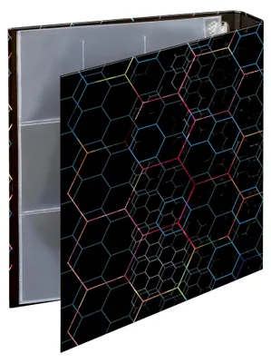 Produktbild von Ringbuch DIN A4 mit 10 Sammelhüllen, 4-Ringmechanik, Füllhöhe 25 mm, Ringordner, Sammelkarten Ordner
