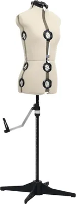Obrázok produktu pre vidaXL Dressmaker's Dummy Adjustable Female Cream S Veľkosť 33-40