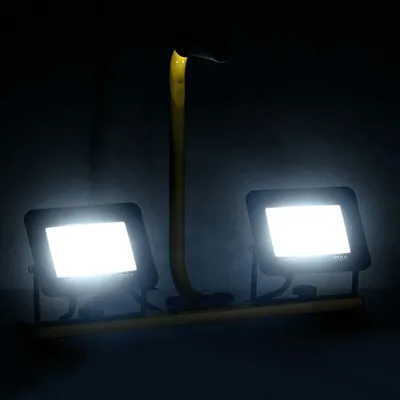 Immagine prodotto di vidaXL Proiettore LED con impugnatura 2x30 W bianco freddo
