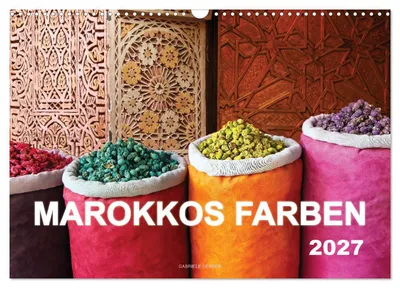 Produktbild von Marokkos Farben (Wandkalender 2027 DIN A3 quer), CALVENDO Monatskalender
