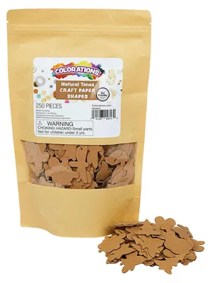 Produktbild von Colorations – Papier-Schablonen in Naturtönen, 250 Stück