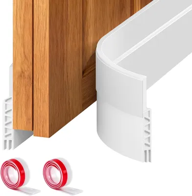 Produktbild von Untertürdichtstreifen, 2 Stück, 5 cm breit x 99 cm lang, für Schallschutz