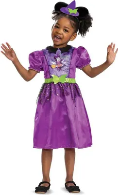 Image de Disguise Sorcière effrayante Minnie Classique Tout-petit Violet 5-6 ans Violet 5-6 ans