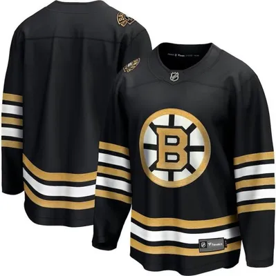 Produktbild von Kinder-Trikot Boston Bruins NHL Black 100th Anniversary Replica Jersey – Größe: L/XL