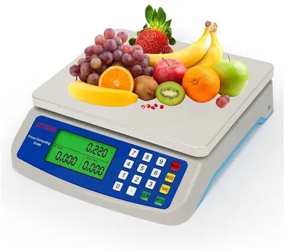 Immagine prodotto di Bilancia elettronica in acciaio inossidabile - Bilancia da cucina 30 kg/1 g - Bilancia digitale con display LCD - Bilancia multifunzione per alimenti con batteria ricaricabile da 6 V