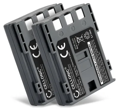Image de CELLONIC 2x Batterie pour Appareil photo Compatible avec Canon VIXIA HF R10, PowerShot G7, PowerShot G9, NB-2LH - (700mAh, 7.4V)