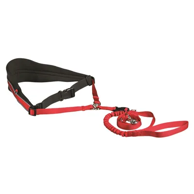 Produktbild von TRIXIE Hüftgürtel mit Leine Breit M/L Rot