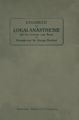 Obrázok produktu pre Lehrbuch der Lokalanästhesie für Studierende und Ärzte
