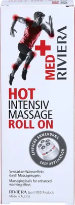 Obrázok produktu pre RIVIERA Med+ Hot Intensiv Massage Roll on, 150 ml GEL