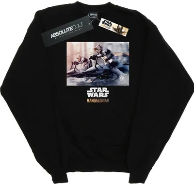 Produktbild von Star Wars - "The Mandalorian" Sweatshirt für Herren BI46333 (4XL) (Schwarz)