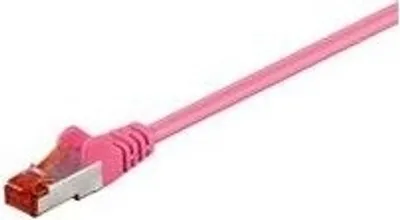 Produktbild von Microconnect SSTP620PI, 20 m, Cat6, S/FTP (S-STP), RJ-45, RJ-45, Pink