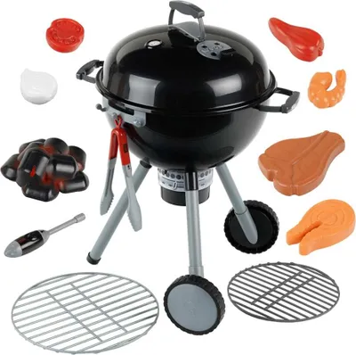 Produktbild von Theo Klein Weber Kugelgrill One Touch Premium, SpielkÃ ¼ che (schwarz/grau)