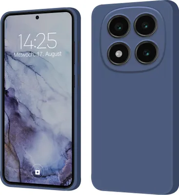 Produktbild von Hülle für Xiaomi Redmi Note 14 Pro Case Cover Bumper Silikon Softgrip Schutzhülle Farbe: Lavendelblau