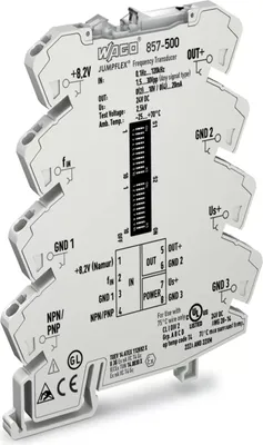 Produktbild von WAGO JUMPFLEX -Messumformer 857-500 Frequenzmessumformer 0,1 Hz ... 120 kHz
