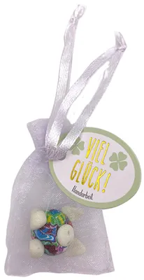 Produktbild von HERGO Swiggie Glücksschweinchen im Organzabeutel "Viel Glück"