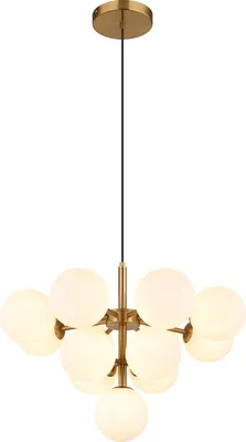 Immagine prodotto di Globo Lighting lampada a sospensione in metallo color oro opaco, 13x G9 LED