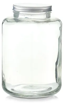 Vorratsglas, Glas/Metall, transparent, 7000 ml, 20x29,5 cm