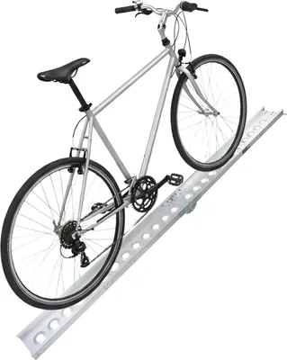 Produktbild von TRUTZHOLM Auffahrschiene klappbar 240 cm Tragkraft 50 kg Alu grau gelocht Fahrradrampe Rampe