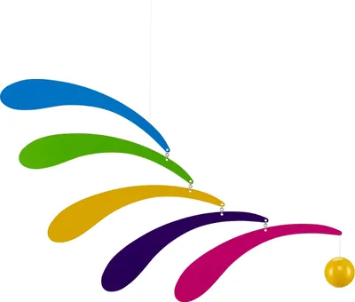 Produktbild von Flensted Mobiles Mobile Flowing Rhythm Regenbogen