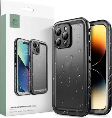 Obrázek produktu pro Vodotěsné pouzdro Tech-Protect ShellBox IP68 pro iPhone 14 Pro Max - černé
