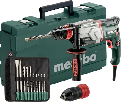 Zdjęcie produktu dla Metabo UHE 2660-2 - Młotowiertarka udarowa - 800 W - 2 prędkości - 3 tryby - SDS-plus 13 mm