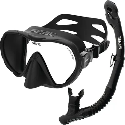 Immagine prodotto di Set boccaglio Seacsub X-frame Dry Nero Nero Taglia unica