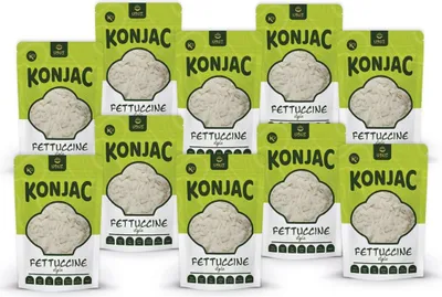 Produktbild von USUI Fettuccine aus Konjak in Lake 8 + 2 | Low Carb Konjak Nudeln | 10 x 270 g