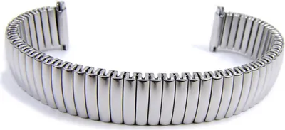 Produktbild von Minott Flex Band Ersatzband Uhrenarmband Edelstahl Zugband mit Teleskop-Anstoß 21118
