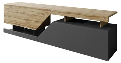 Produktbild von MIRJAN24 TV-Lowboard  Ceelias 160, Stilvoll TV-Schrank vom Hersteller, RTV-Tisch, Mediaschrank (Farbe: Wotan / Anthrazit)