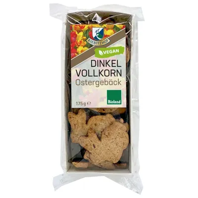 Produktbild von Kiebitzhof Ostergebäck, aus Dinkelvollkorn, vegan, 175g (6)