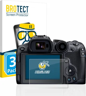 Produktbild von 3x BROTECT Schutzglas für Canon EOS R7 Schutzfolie Panzer Folie Glas Display Schutz klar