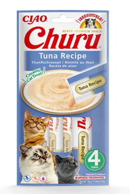 Immagine prodotto di INABA Churu Tonno - premi per gatti - 4x14 g