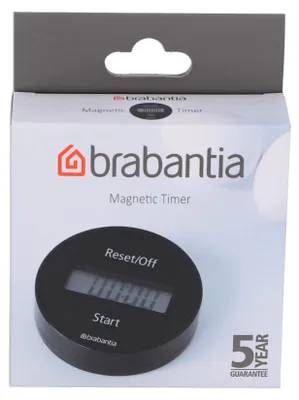 Produktbild von Brabantia Tasty+, Digitaler Küchentimer, Grau, 99 min, Kunststoff, LCD, Magnetisch