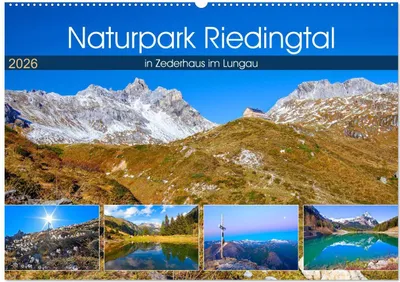Produktbild von Naturpark Riedingtal (Wandkalender 2026 DIN A2 quer), CALVENDO Monatskalender