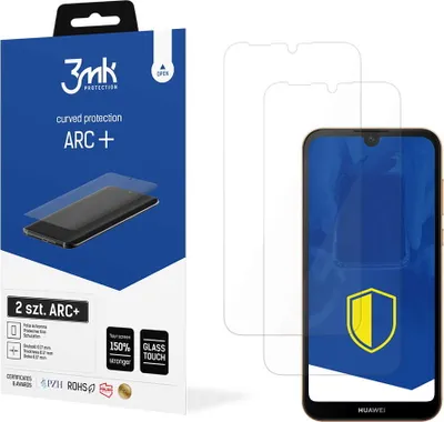 Produktbild von 3mk Display Schutzfolie ARC+ für Huawei Y5 2019  0,17mm Self-Heal (2 Stück)
