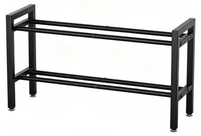 Imagen del producto de Soporte ajustable para pesas, estructura de acero, capacidad de carga de 300 kg, ideal para entrenamiento en casa
