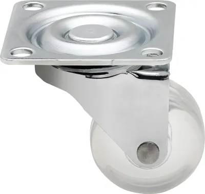 Produktbild von Möbelrolle transparent Ø 35 mm ohne Bremse