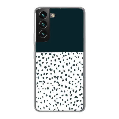 Produktbild von MuchoWow® Handyhülle Schutzhülle Hülle für Samsung Galaxy S22 Plus Polka dots - Schwarz - Weiß Silikon Softcase Handy Hülle - Schutzabdeckung
