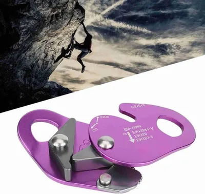Selbstbremsendes Abseilgerät für Kletterseile von 9-13mm - Sichere Kletterausrüstung, Rettungsgerät und Griff für das