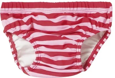 Produktbild von Playshoes UV-Schutz Bade-Windel rosa/rot gestreift Größe: 74/80
