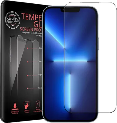 Produktbild von 2x Conie Glasfolie für iPhone 13 / 13 Pro Displayschutz Folie Panzer Glas Premium Schutzfolie Set Blasenfrei