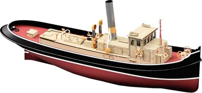 Productafbeelding van Turks model, Liman 2, havenwerkersschip, 1935, schaal 1:20, modelbouwset