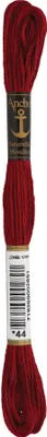 Produktbild von Anchor Sticktwist 4635000-00044 rubinrot Stickgarn, 100 % Baumwolle