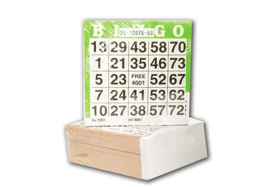 Produktbild von Engelhart Games Bingokarten 500 Blatt