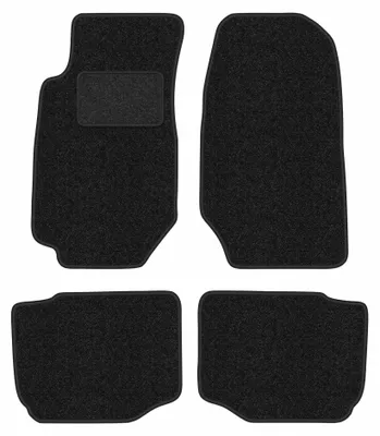 Productafbeelding van Velours automatten voor Ford Granada 1972-1985 (sedan) – 4-delig, antraciet, op maat – Wielganizator ANTHRA