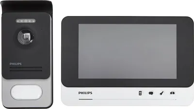 Zdjęcie produktu dla Philips Wideodomofon DES9500VDP/10, 17,8 cm (7"), 800 x 480 px, CMOS, 100°, 70°, 2.5 m