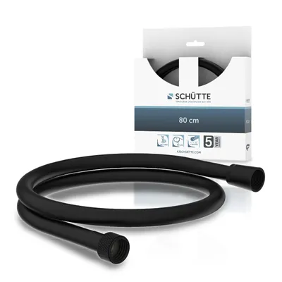 Immagine prodotto di Tubo doccia 80 cm, plastica nera